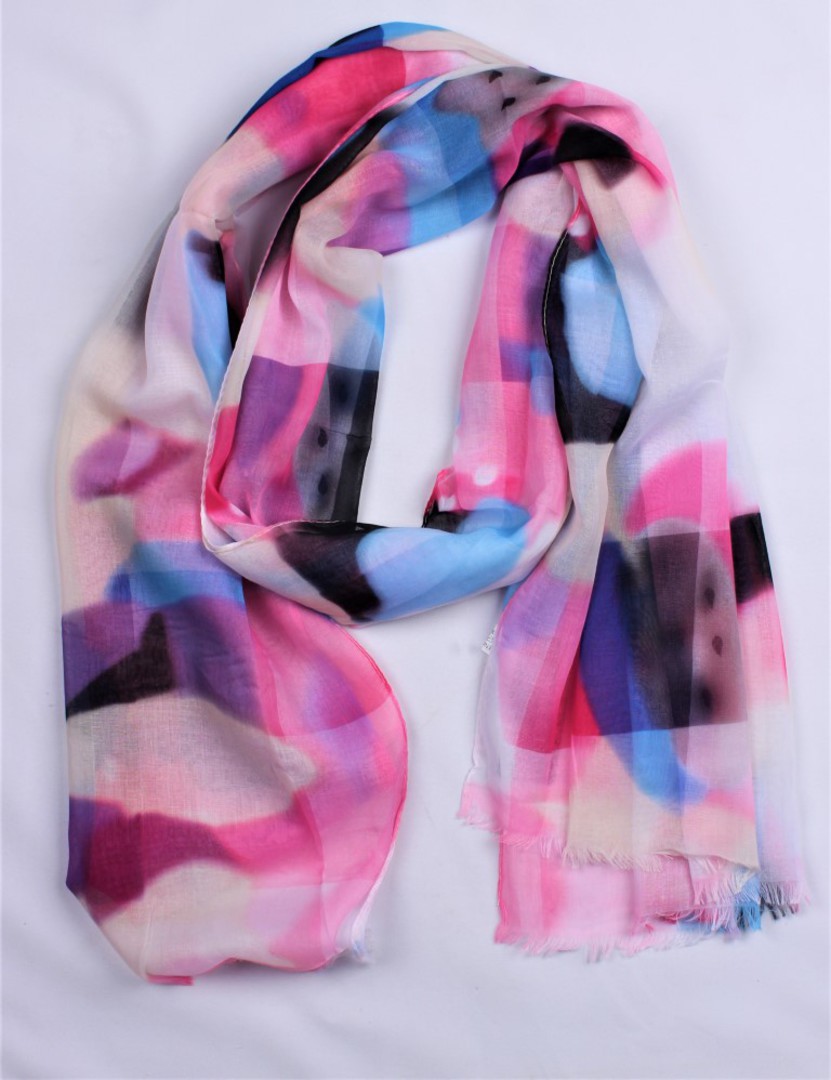 Alice & Lily printed  scarf pink Style:SC/4564/PINK image 0